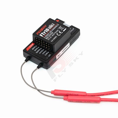 FlySky FTr10 2.4G 10CH AFHDS 3 RC Receiver Support i-BUS/S-BUS/PPM Output for RC Dron